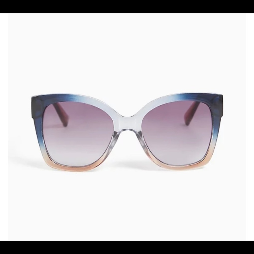 Torrid Blue Ombré Square Sunglasses
